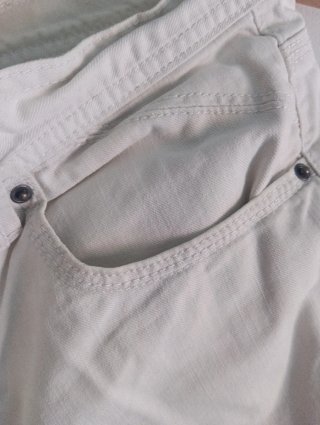 Shorts vaqueros blancos hombre Talla M