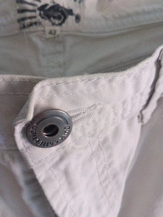 Shorts vaqueros blancos hombre Talla M