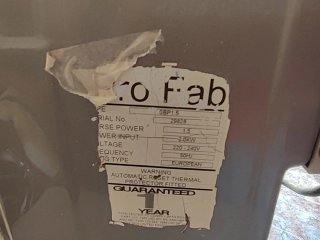 Soplador de aire para inflables