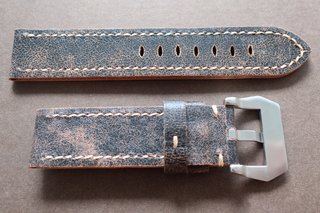 Correa Vintage Marrón 22mm Piel Estilo Panerai