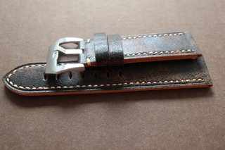 Correa Vintage Marrón 22mm Piel Estilo Panerai