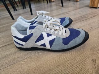 Zapatillas Munich Azul y Gris