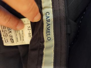 Traje de caballero CARAMELO azul marino