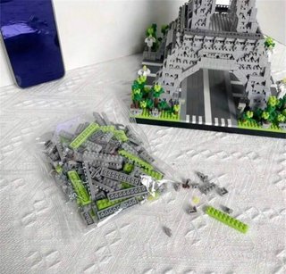 Bloques Construcción Torre Eiffel 3585 Piezas