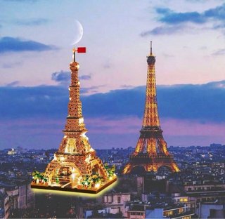 Bloques Construcción Torre Eiffel 3585 Piezas