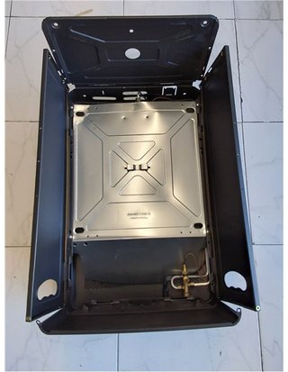 Cecotec Estufa de Gas Llama Azul Plegable ReadyWarm 4500 BlueFlame Foldable. 4200 W - 2 Niveles de Potencia - Encendido Piezoeléct