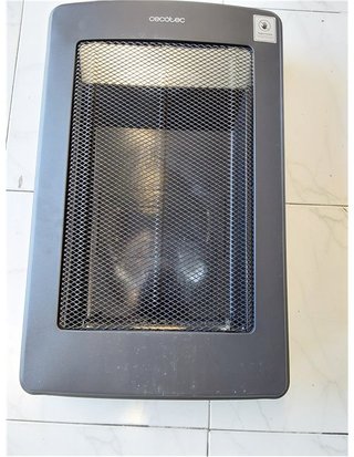 Cecotec Estufa de Gas Llama Azul Plegable ReadyWarm 4500 BlueFlame Foldable. 4200 W - 2 Niveles de Potencia - Encendido Piezoeléct