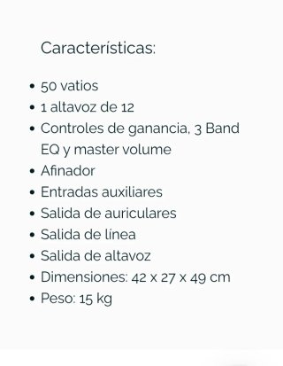 Amplificador de Bajo Orange Crush Bass 50