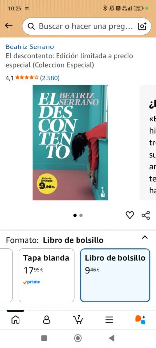El descontento: Edición limitada a precio especial