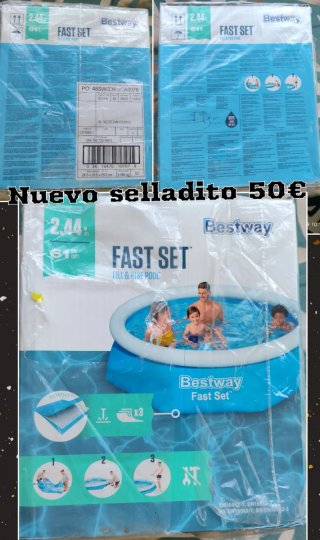Piscina Bestway Fast Set 2.44m