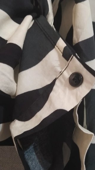 Vestido estampado blanco y negro