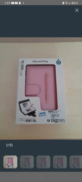 NUEVO. Funda DSi XL Flip and Play + Stylus