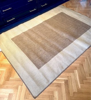 Alfombra IKEA DRÄGOR 1.40x2m Beige/Marrón