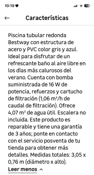 Piscina INTEX redonda 3.05