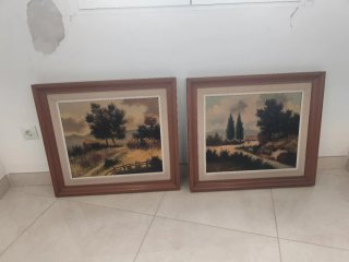 Cuadros antiguos de los años 60