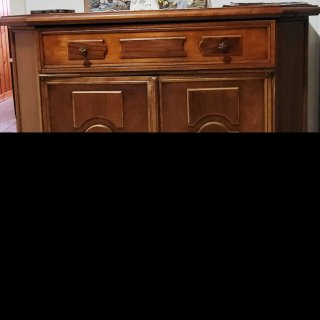 Soggiorno completo in legno massello
