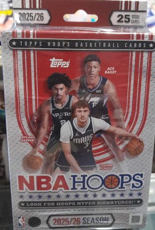 Topps NBA Hoops 2025-2026 Hanger Box