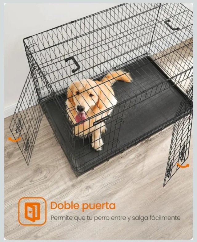 Feandrea - Jaula para perro plegable