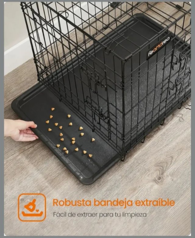 Feandrea - Jaula para perro plegable