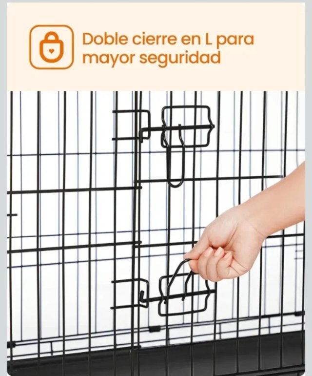 Feandrea - Jaula para perro plegable