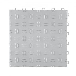 Losas de Garaje Interconectables, 12 x 12 x 0.53 pulgadas Paquete de 50 Losas para Cubrir el Suelo del Garaje, Losas de Suelo de Garaje de Textura Doble Cara Antideslizante, para Garajes, Sótanos,...