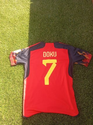 Camiseta Bélgica Mundial 2022 Doku