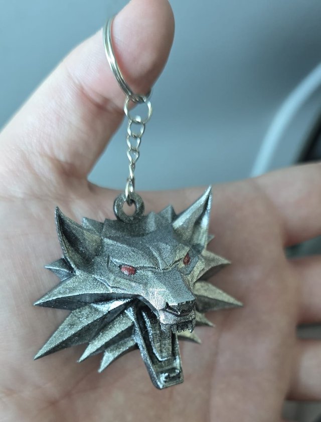 Llavero Medallón The Witcher Lobo