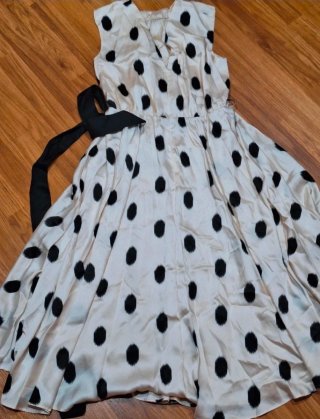 Vestido Mango lunares talla M