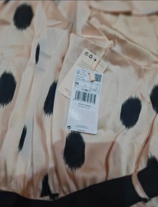 Vestido Mango lunares talla M