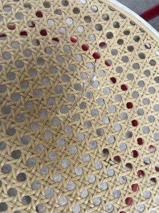 SEDIE VINTAGE DESIGN MOLTENI CONSONNI ROSSE