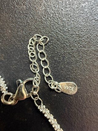 Collar Plata con Piedra Verde Lujo