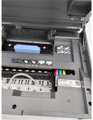 HP OfficeJet Pro 8122e - Stampante multifunzione professionale a colori A4 - Copia - Scanner - Fax mobile - Wi-Fi - Stampa ad alta qualità