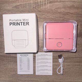 Mini Impresora Térmica Portátil Rosa