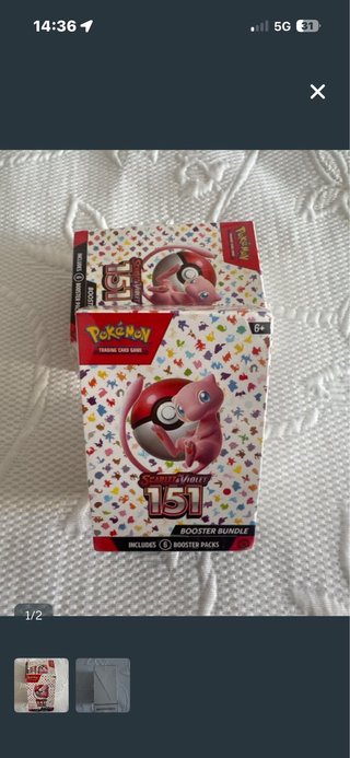 2 Booster Bundle Pokémon 151 Inglés