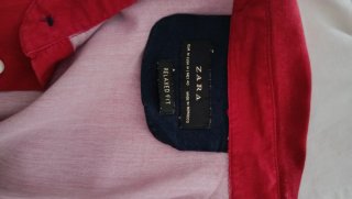 Camisa Zara Manga Corta Talla S