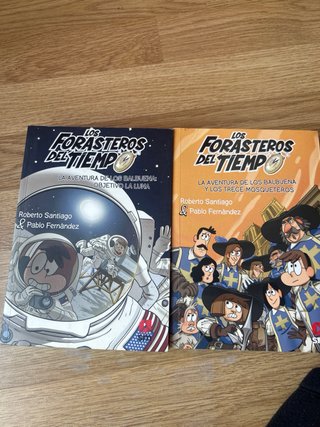 Los forasteros del tiempo, lote de libros