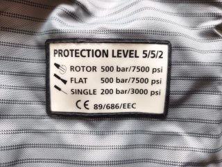 Delantal TST Sweden 500 Alta Presión