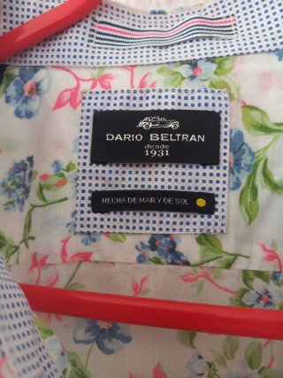 Camisa DARIO BELTRAN manga larga XXXL