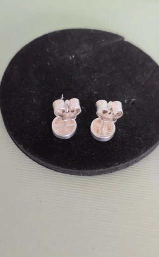 Pendientes botón Tous Plata. Con caja