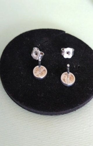 Pendientes botón Tous Plata. Con caja