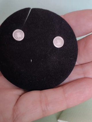 Pendientes botón Tous Plata. Con caja