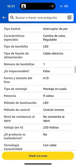Lampada da terra moderna