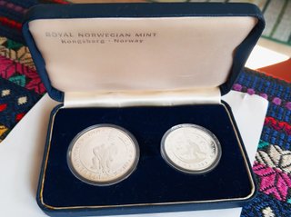 Set monete Argento Lillehammer 1994 Winter Olympic