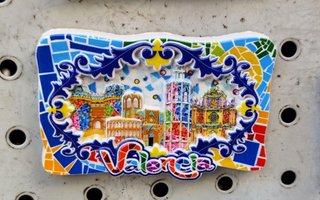 Imán Nevera Valencia Mosaico