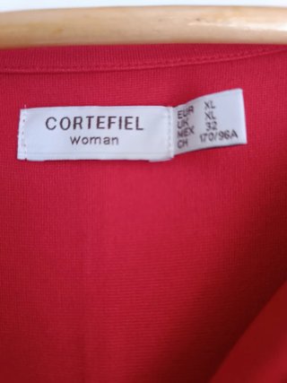 Vestido Cortefiel Rojo