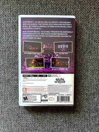 Afterparty Nintendo Switch Limited Run