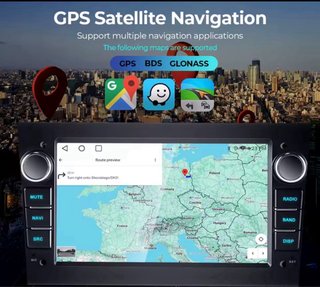Radio Multimedia de coche 2Din para Opel Astra,
