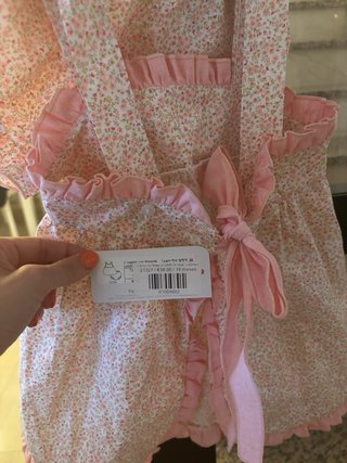 Vestido Calamaro 18 meses floral rosa