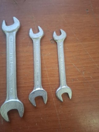 GEDORE JUEGO DE LLAVES FIJAS NUEVAS  ( 8 PIEZAS )