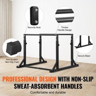Barra de Dips, Capacidad de 363 kg, Estación de Barra de Dips de Alta Resistencia con Altura Ajustable, Estación de Barra de Dips para Entrenamiento de Fuerza en el Hogar